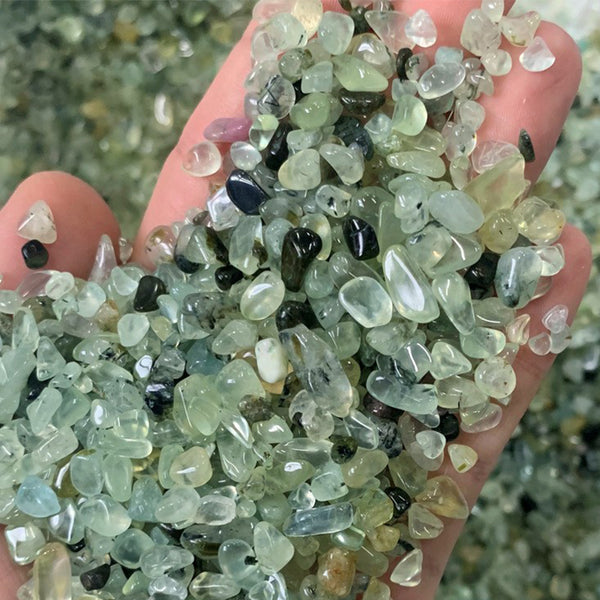 100g, Natural Prehnite Chips