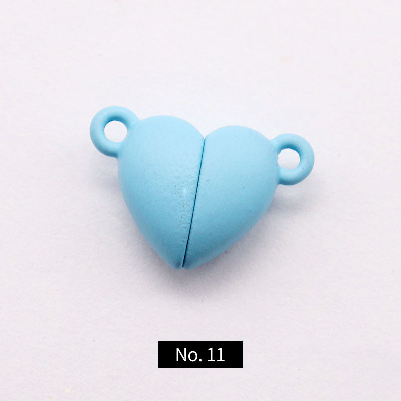 Heart Shaped Magnetic Clasps, 1 Pairs, MFCL3001