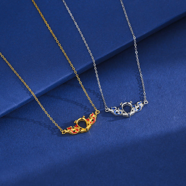 925 Sterling Silver Pendant Setting, Pear 6x8 mm Faceted Stone, Includes Chain, 1 Piece, MFJS3045