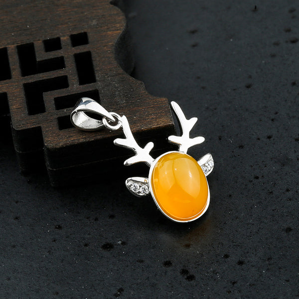 925 Sterling Silver Pendant Setting, Suitable for Oval Cabochons, Chain Not Included, 1 Piece, MFJS4013