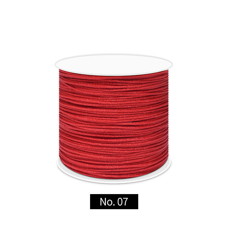 Cuerda trenzada de nailon de 1,5 mm, no elástica, 35 m, MSTC034