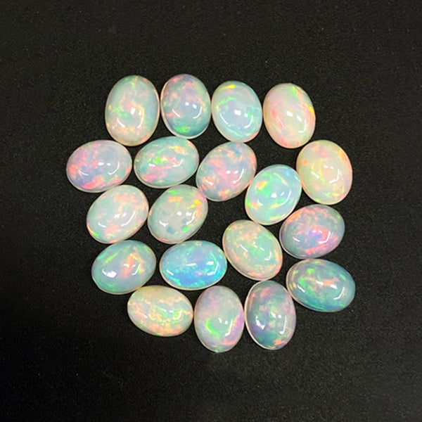 Natural Opal Oval Cabochons, Natural Color, AA Grade, 1 Piece, MFCA1901