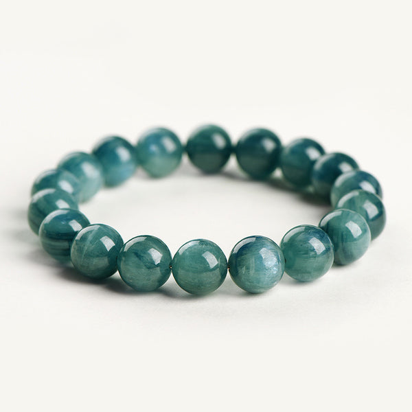 Natuurlijke Teal Kyaniet Armband, 7/8/9/10/11/13mm