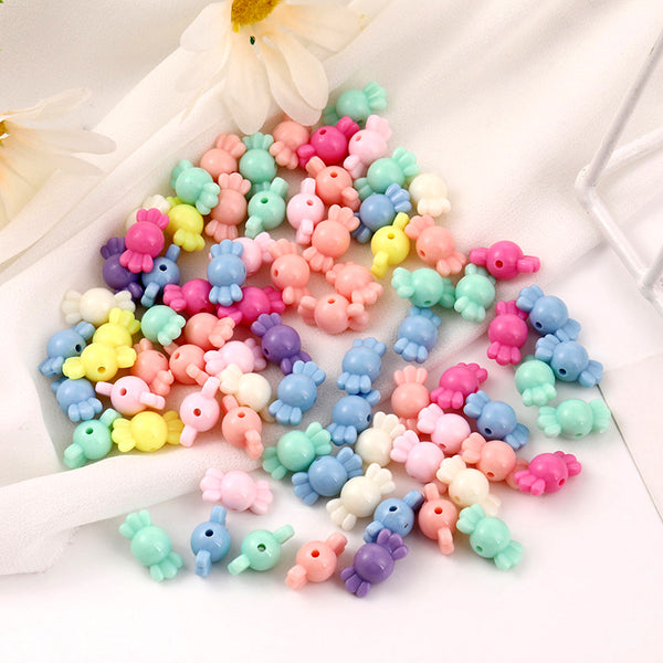 Candy Acrylic Beads, 100g/500g, MBAC1020