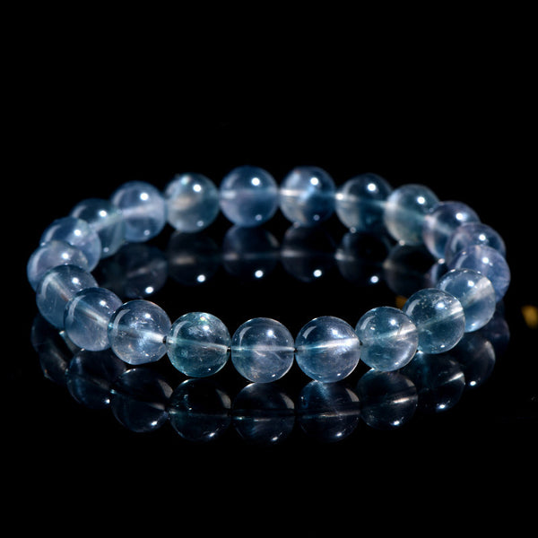 Bracciale in Fluorite Blu Naturale, 7/8/9/10/11mm