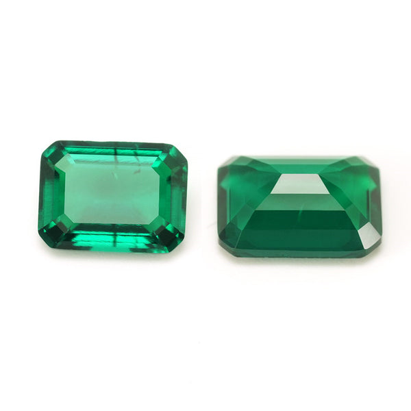 Dark Green Lab Grown Emerald, Emerald Cut, VVS, 1 Piece, MGLC4001