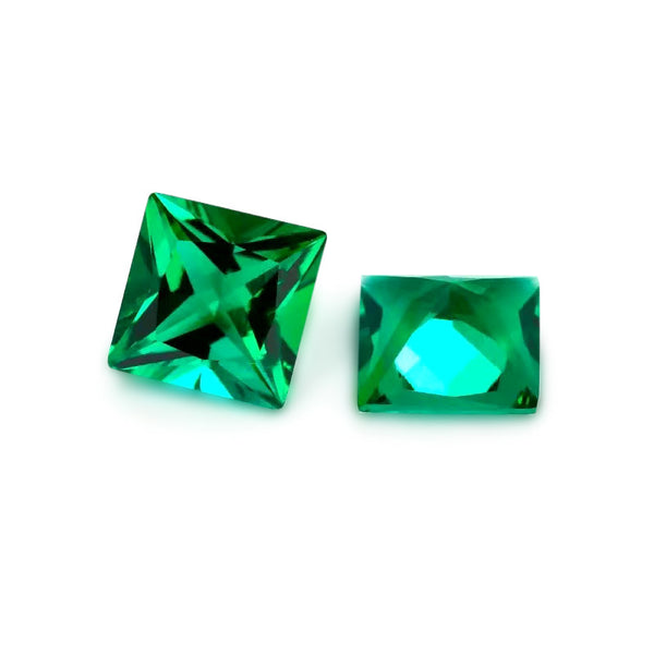 Lab Grown Emerald, Princess, VVS, 1 Piece, MGLC4019