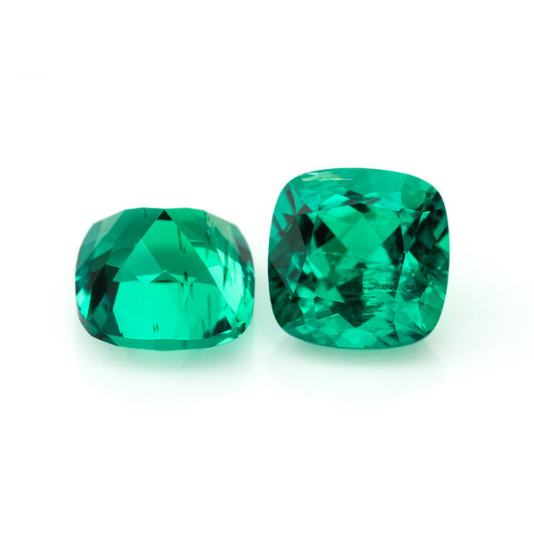 Lab Grown Emerald, Cushion, VVS, 1 Piece, MGLC4018