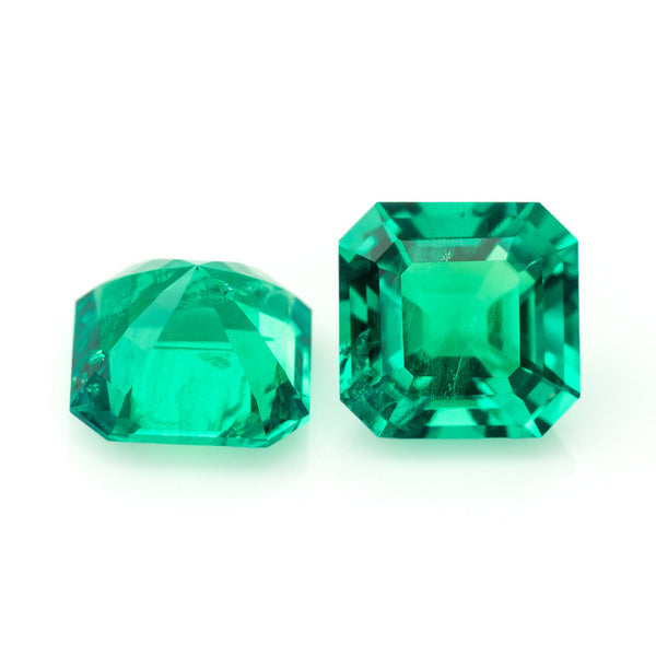 Lab Grown Emerald, Asscher, VVS, 1 Piece, MGLC4017