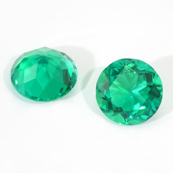 Lab Grown Emerald, Round, VVS, 1 Piece, MGLC4015