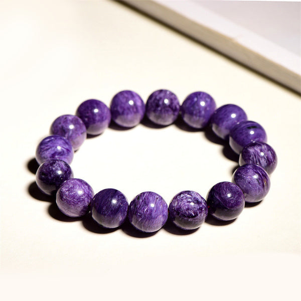 Bracciale in Charoite Naturale, 11/12/13/14/15/16/20mm