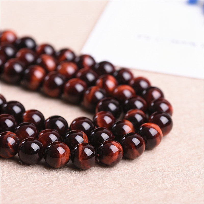 Natural Red Tiger Eye Beads, 2-18mm, 1 Strand, MBNM0504
