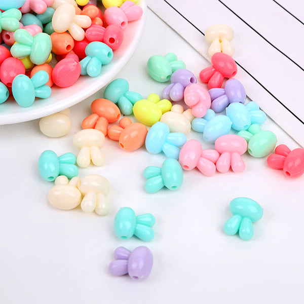 Solid Color Acrylic Beads, 13*16mm, 100g/500g, MBAC1001