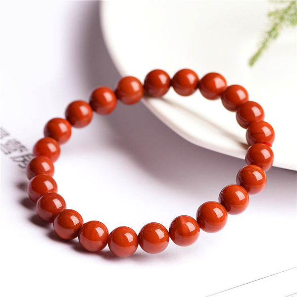 Natural Nanhong Agate Bracelet, 7/8/9/10/11mm