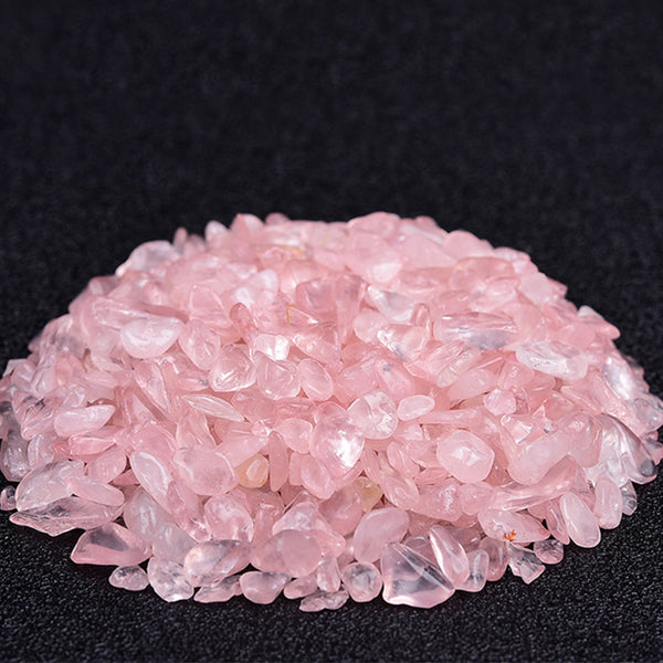 100g, Natural Rose Quartz Chips