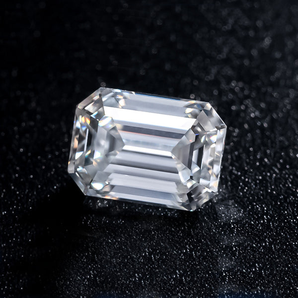 Emerald Cut Lab-Grown Moissanite, VVS, GRA Certification, 1 Piece, MGLC6001