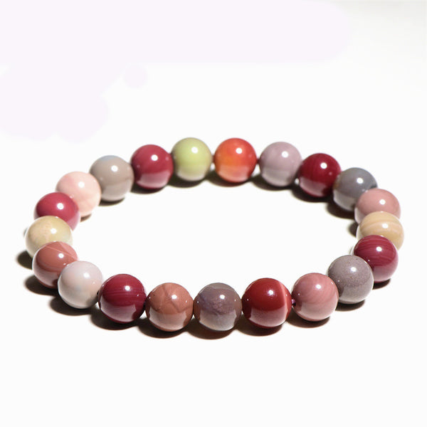 Bracelet en agate naturelle d'Alashan, 10/11/12/13/15mm