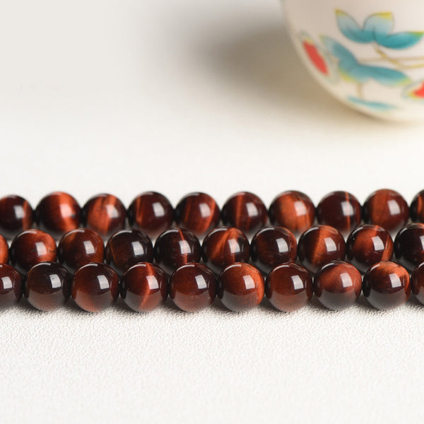 Natural Red Tiger Eye Beads, 2-18mm, 1 Strand, MBGETEY002