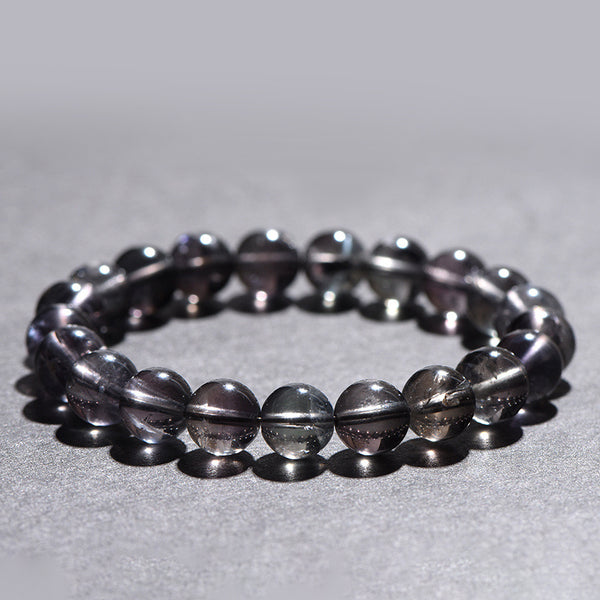 Natural Black Labradorite Bracelet, 6/7/8/9mm