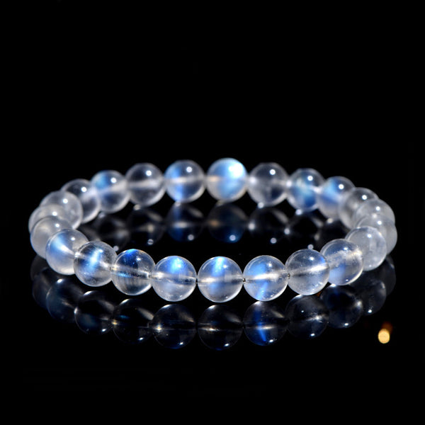 Natural Blue Moonstone Bracelet, 7/8/9/10/11mm