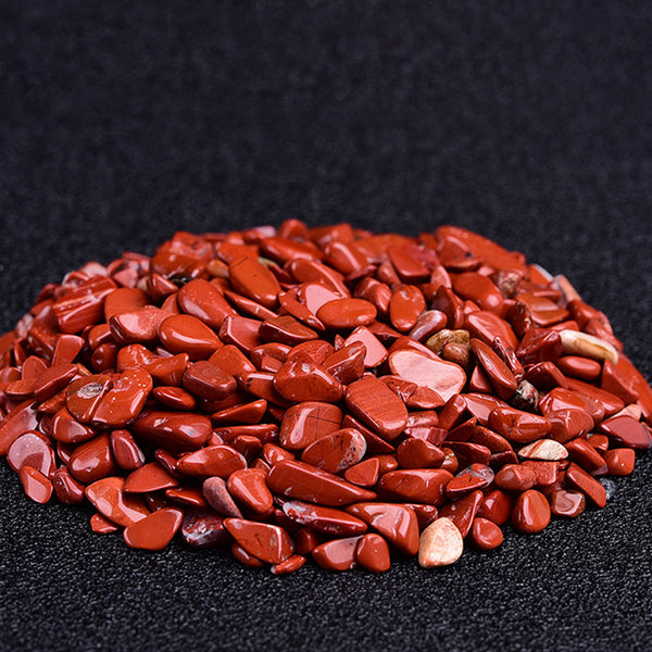 100g, Natural Red Jasper Chips