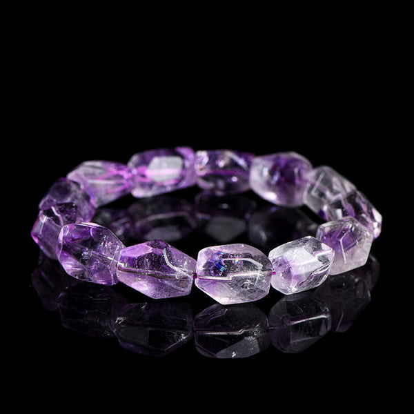 Bracelet en cristal Super Seven irrégulier naturel