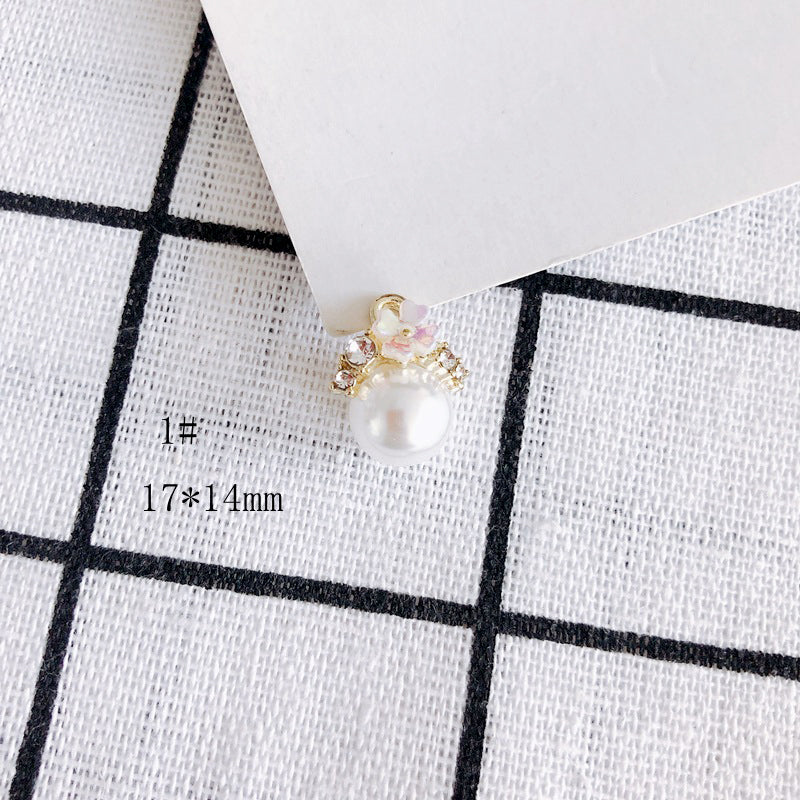 Colgante de aleación de perlas, 1 pieza, MFPC6023
