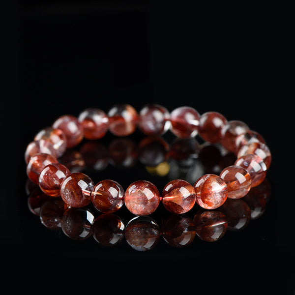 Natural Hematoid Quartz Bracelet, 7/8/10/12/13/14mm