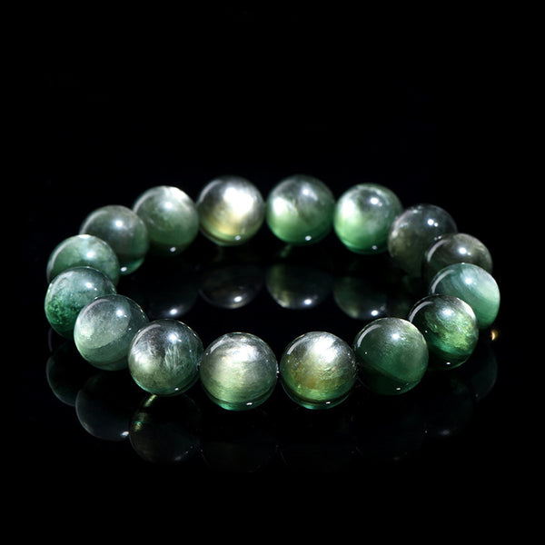 Bracelet en lépidolite verte naturelle, 8/10/11/12/13/14/15/16mm