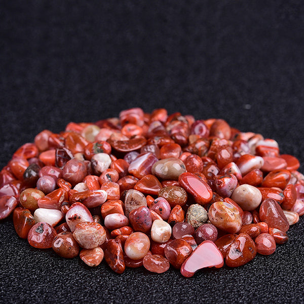 100g, Natural Red Agate Chips