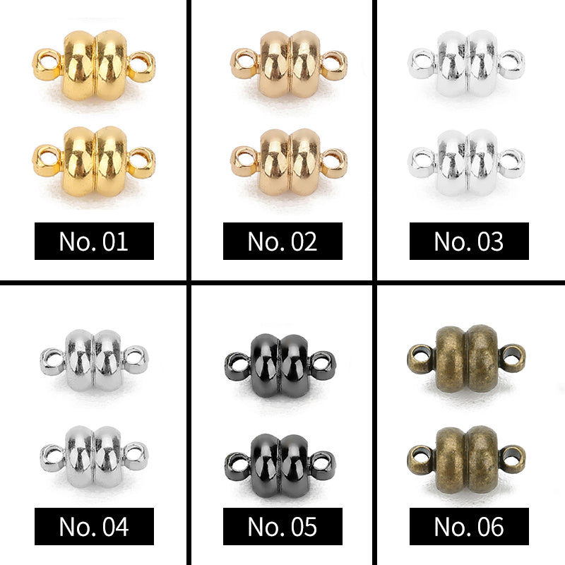 1 Pair, Wheel Shaped Brass Magnetic Clasps, MFCL3012