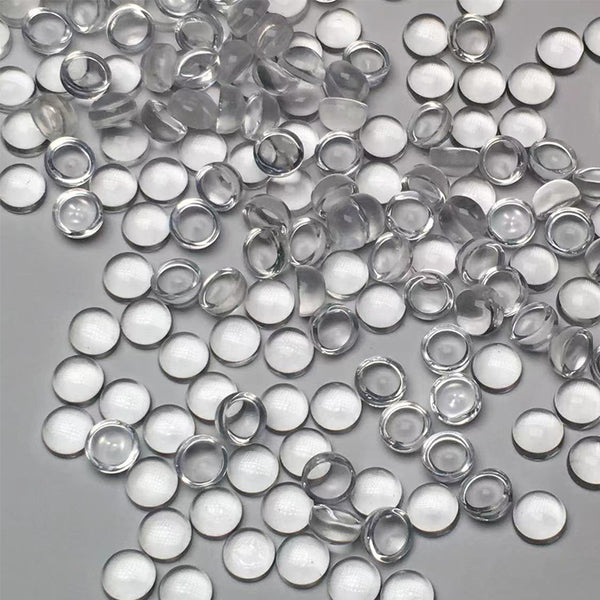 Natural Rock Crystal Round Cabochons, Natural Color, AAA Grade, 1 Piece, MFCA3402