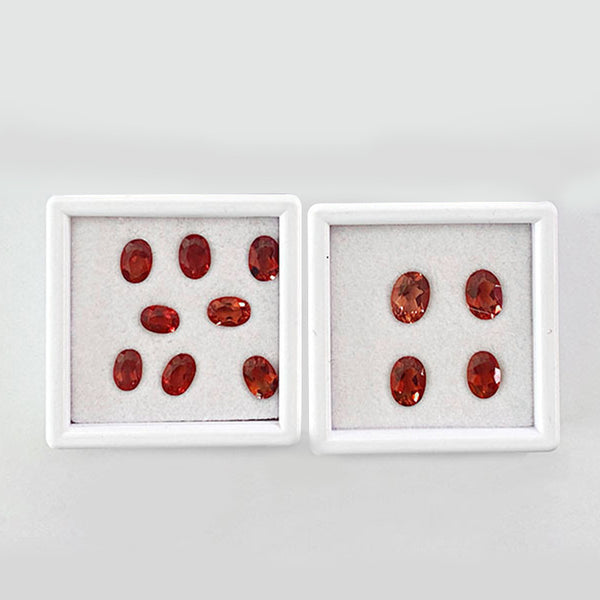 Oval Sunstone Faceted Gem, Natural Color, Eye Clean, 1 Piece, MFFG2001