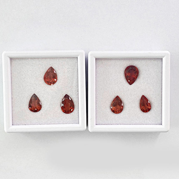 Pear Sunstone Faceted Gem, Natural Color, Eye Clean, 1 Piece, MFFG2002