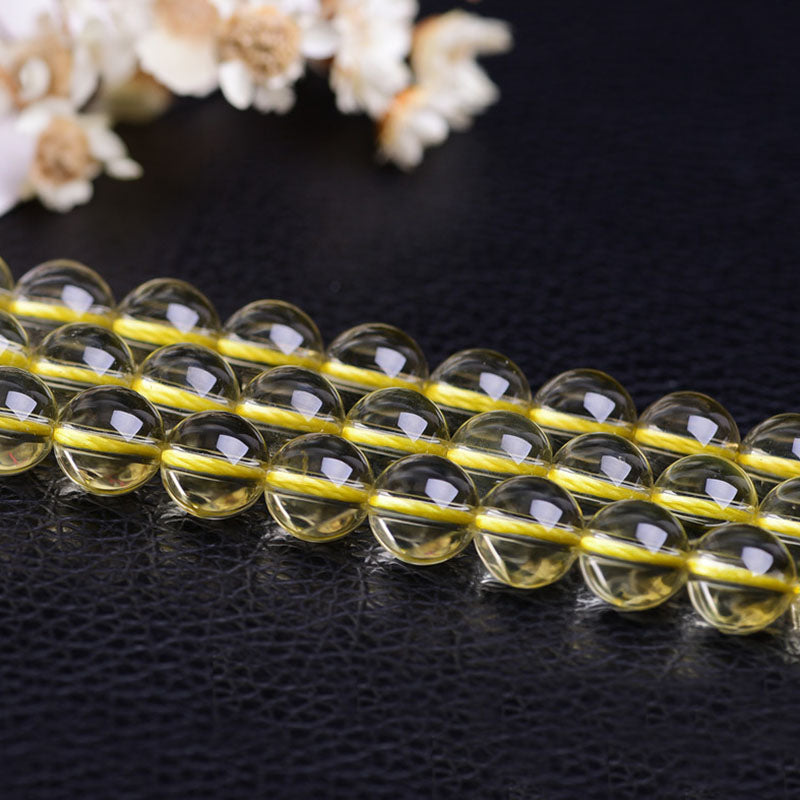 Natural Lemon Citrine Beads, 4-14mm, 1 Strand, MBNM0107