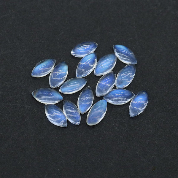 Natural Moonstone Marquise Cabochons, Natural Color, AAA Grade, 1 Piece, MFCA1109