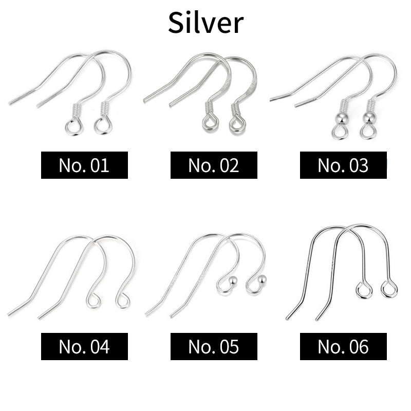 S925 Sterling Silver Earring Hook,MFEH001