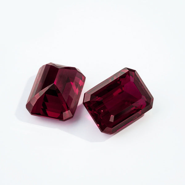 Lab Grown Ruby, Emerald Cut, VVS, 1 Piece, MGLC2002