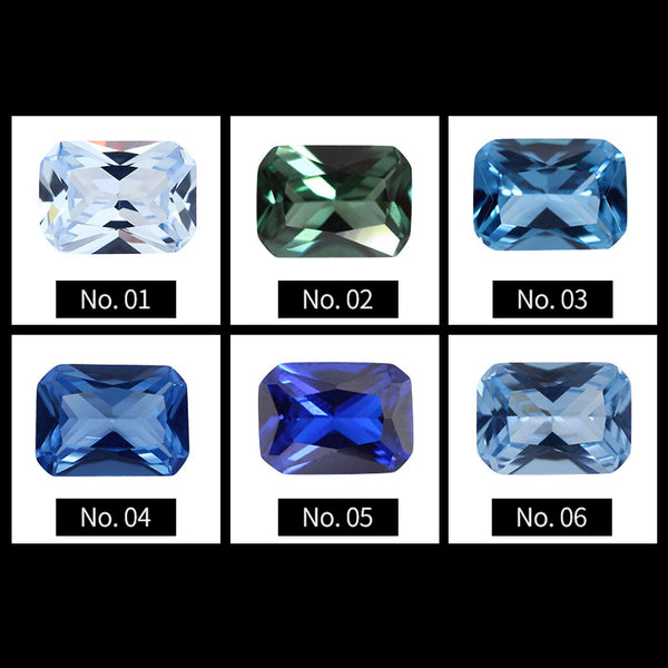 Cut-Cornered Rectangular Lab-Grown Spinel, MGLC7002