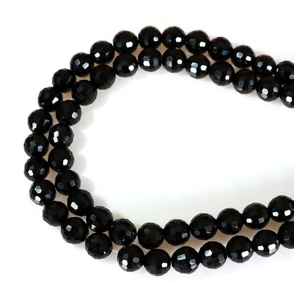 6/8mm 96-Hedron Faceted Crystal Beads, Glass Beads, 50 Strands