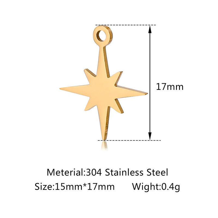 Star Stainless Steel Pendant, MFPC2009 - kokodiy