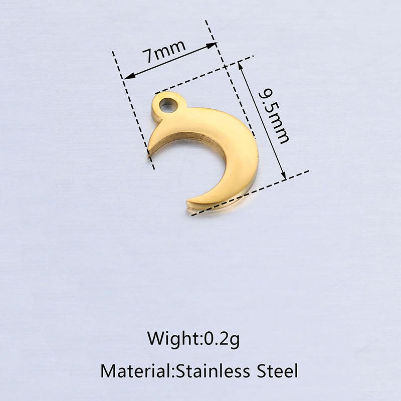 Star/Moon Stainless Steel Pendant, MFPC2007 - kokodiy