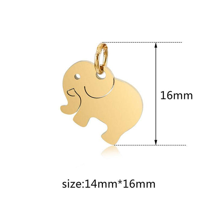 Elephant Stainless Steel Pendant, MFPC2023 - kokodiy